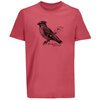 BIRDSHIRT – seidenschwanz (boy), folk pink (Textil)