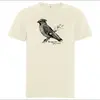 BIRDSHIRT – seidenschwanz (boy), natur (Textil)