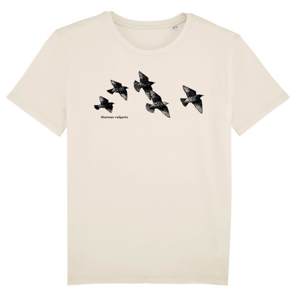 BIRDSHIRT – star (boy), natural (Textil)