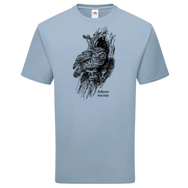 BIRDSHIRT – steinkauz (boy), mineral blue (Textil)