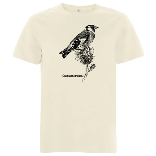 BIRDSHIRT – stieglitz (boy), natural (Textil)