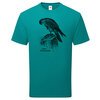 BIRDSHIRT – turmfalke (boy), ocean teal (Textil)