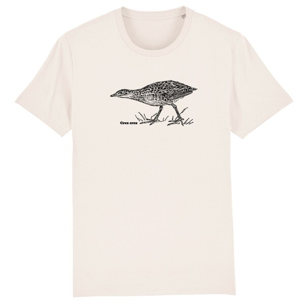 BIRDSHIRT – wachtelkönig (boy), natural (Textil)