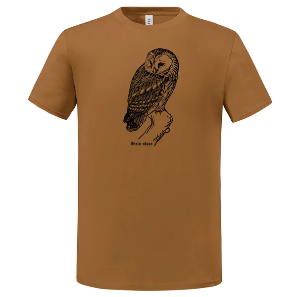 BIRDSHIRT – waldkauz (boy), golden pecan (Textil)