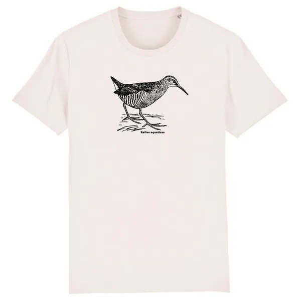 BIRDSHIRT – wasserralle (boy), natural (Textil)
