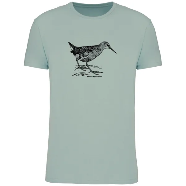 BIRDSHIRT – wasserralle (boy), sage green (Textil)