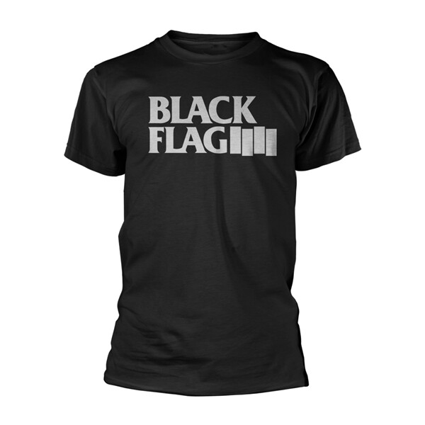 Cover BLACK FLAG, logo (boy) black