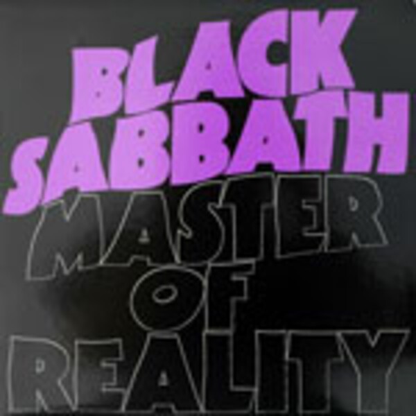 BLACK SABBATH, master of reality cover
