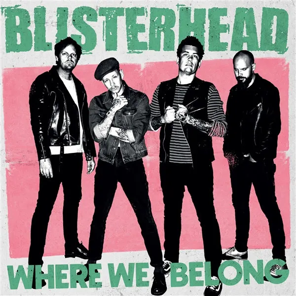 BLISTERHEAD – where we belong (green with dusty black-splatter) (LP Vinyl)