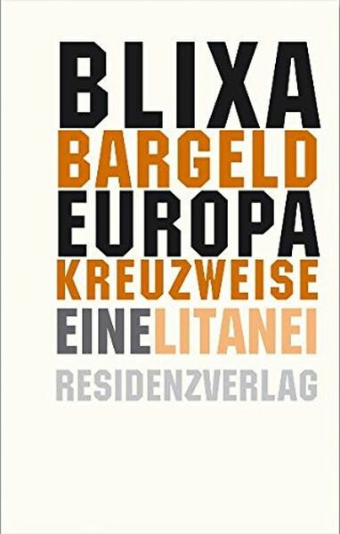 Cover BLIXA BARGELD, europa kreuzweise