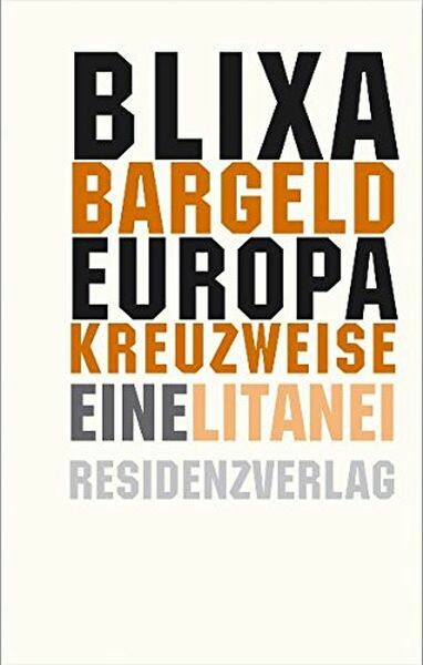 Cover BLIXA BARGELD, europa kreuzweise