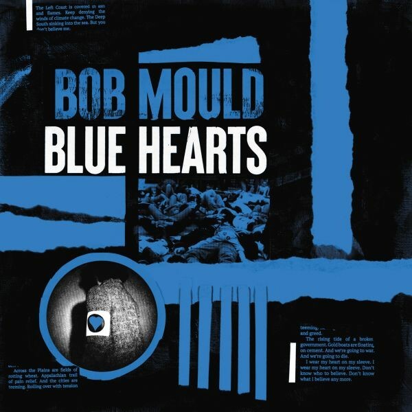 Cover BOB MOULD, blue hearts