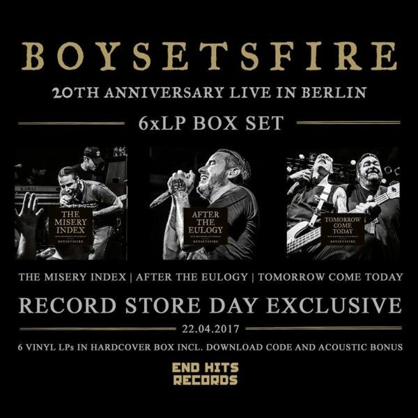 BOYSETSFIRE – 20th anniversary live (RSD 2017) (Boxen)