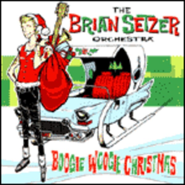 Cover BRIAN SETZER, boogie woogie christmas