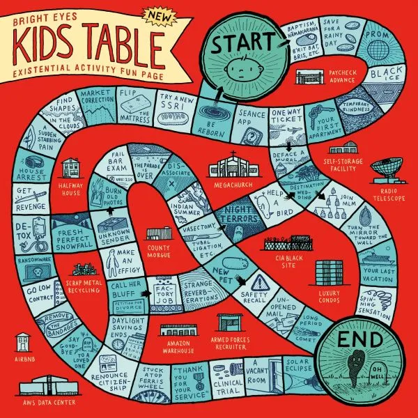 BRIGHT EYES – kids table ep (12" Vinyl)