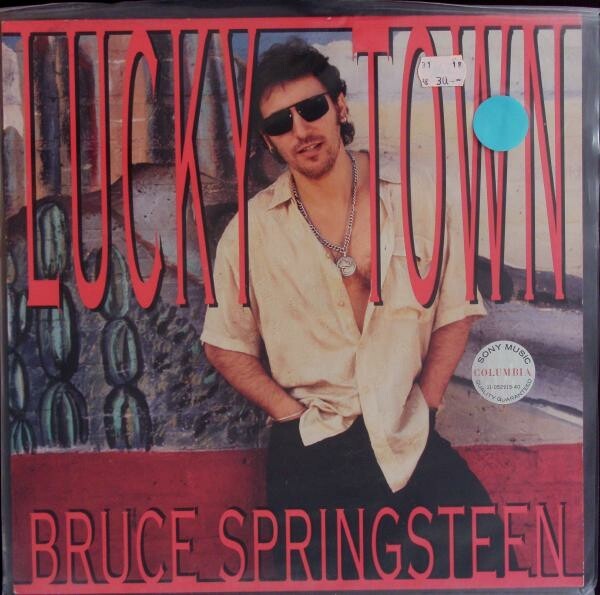 Cover BRUCE SPRINGSTEEN, lucky town (USED)