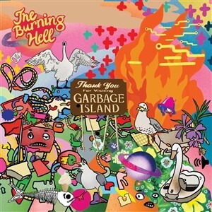 Cover BURNING HELL, garbage island