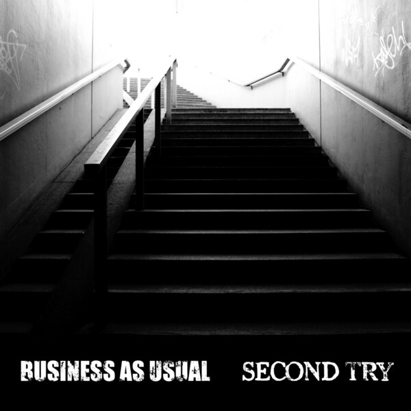 BUSINESS AS USUAL / SECOND TRY, split cover