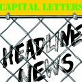 Cover CAPITAL LETTERS, headline news