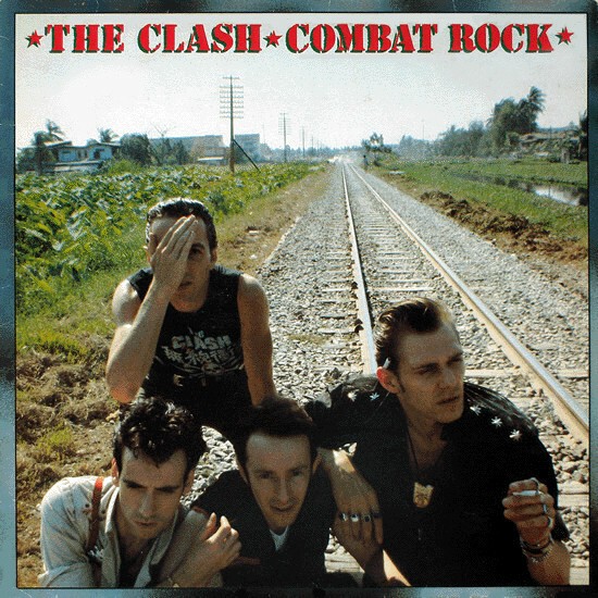 CLASH, combat rock cover
