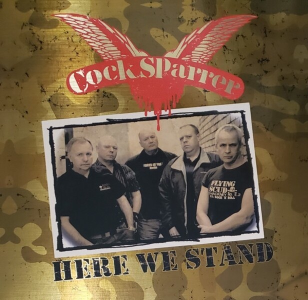 COCK SPARRER, here we stand cover