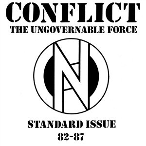 CONFLICT, standard issue 82-87 cover