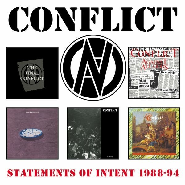 Cover CONFLICT, statements of intent 1988-1994