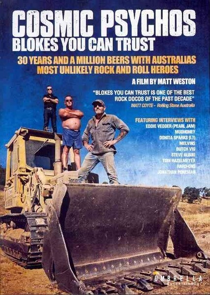 Cover COSMIC PSYCHOS, blokes you can trust