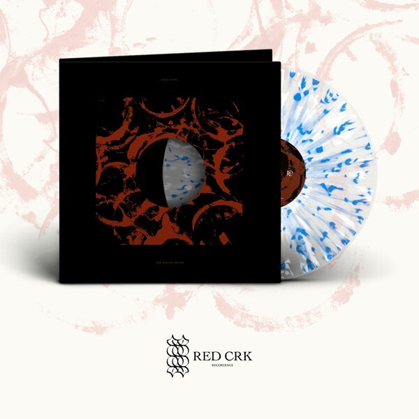 Cover CULT OF LUNA, the raging river (clear / white / blue splatter)