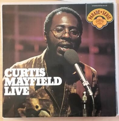 CURTIS MAYFIELD, live (USED) cover