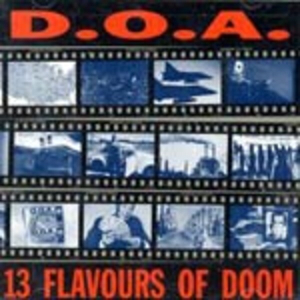 Cover D.O.A., 13 flavours of doom