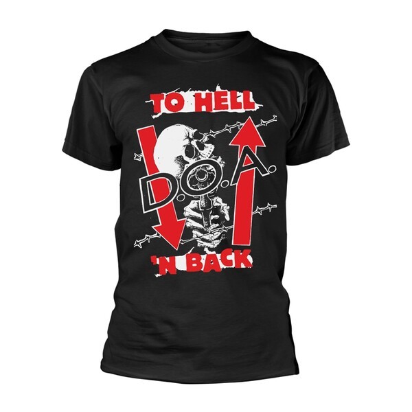 D.O.A. – to hell n back (boy) black (Textil)