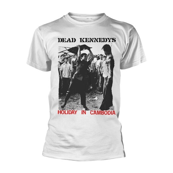 Cover DEAD KENNEDYS, holiday in cambodia (boy) white