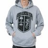 DEFEATER – crest (boy) grey melange hoodie (Textil)