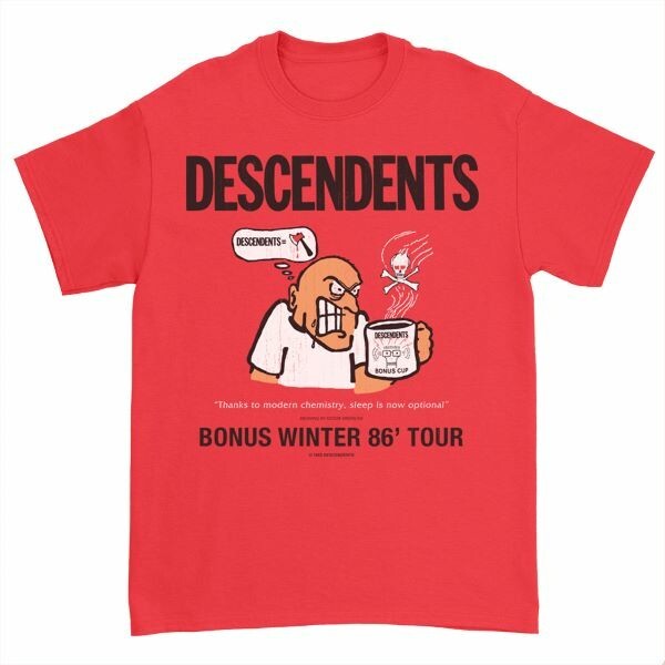 DESCENDENTS – bonus winter tour 86 (boy) red (Textil)