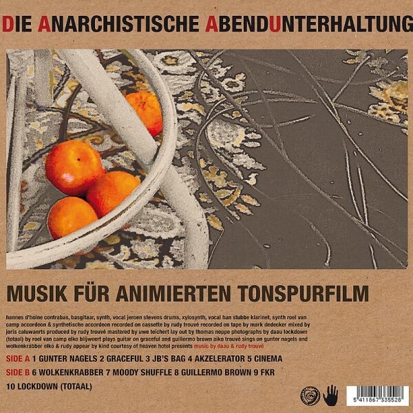 DIE ANARCHISTISCHE ABENDUNTERHALTUNG – musik für animierten tonfilm (LP Vinyl)