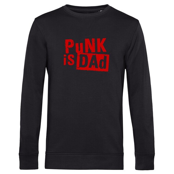 Cover DIRK UHLENBROCK, punk is dad (sweater), black