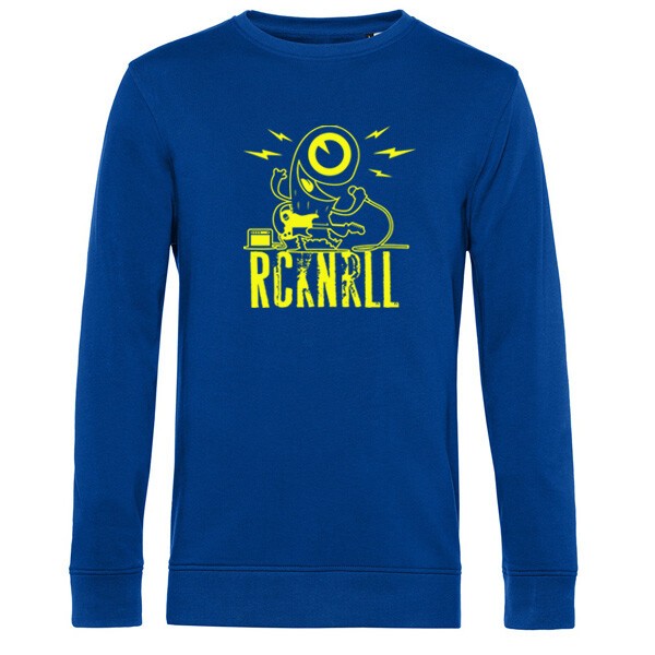 DIRK UHLENBROCK – rcknrll (sweater), royal blue (Textil)