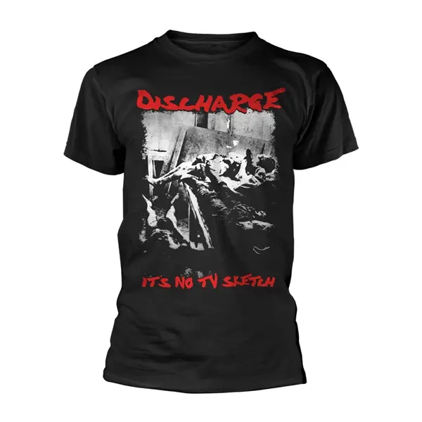 DISCHARGE – it´s no tv sketch, black (Textil)