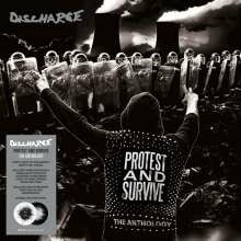 DISCHARGE, protest and survive: the anthology cover