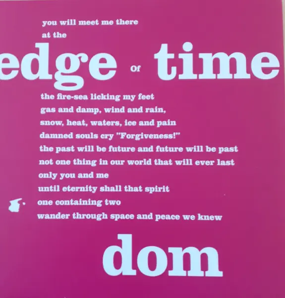 DOM – edge of time (LP Vinyl)