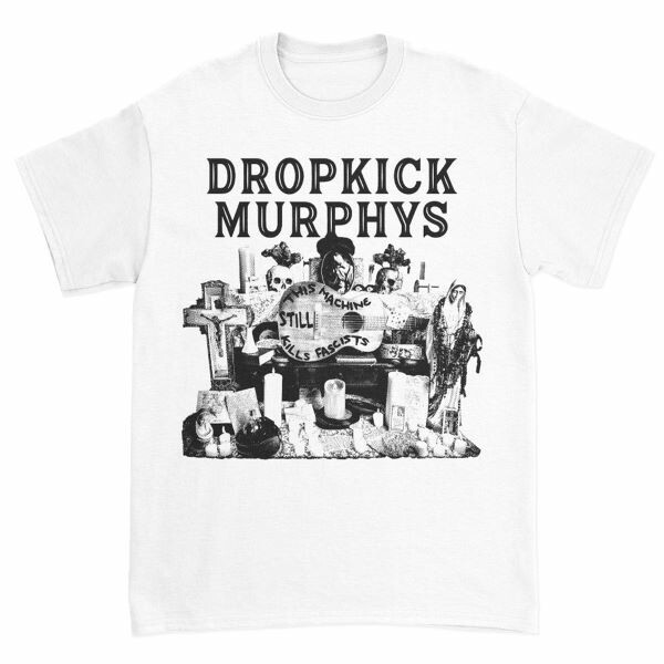 DROPKICK MURPHYS – this machine still kills cover (boy) white (Textil)