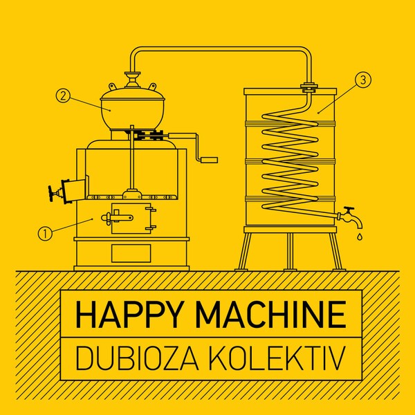 Cover DUBIOZA KOLLEKTIV, happy machine