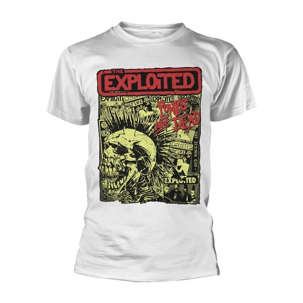 Cover EXPLOITED, punks not dead (boy) white