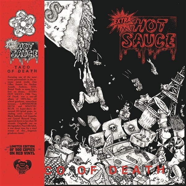 EXTRA HOT SAUCE – taco of death (LP Vinyl)