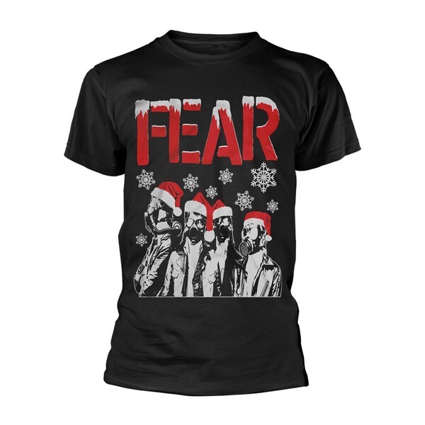 FEAR – gas mask santas (boy) black (Textil)