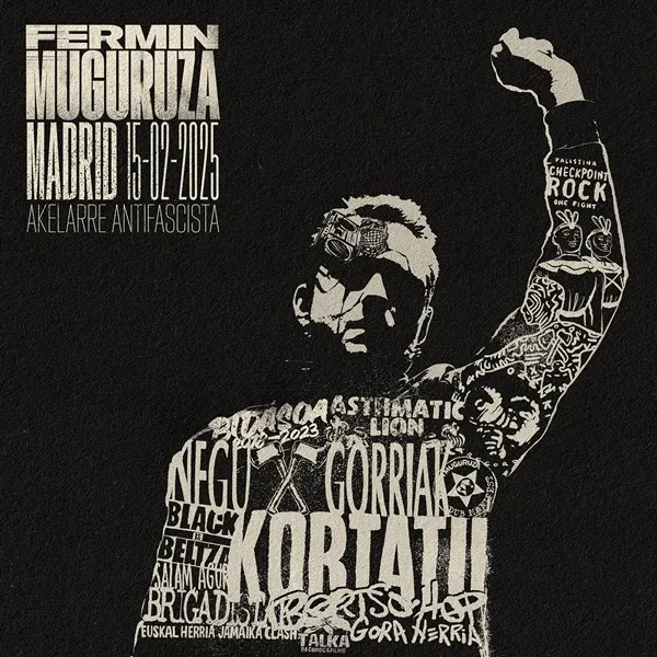 FERMIN MUGURUZA – akelarre anifascista - madrid 15-02-2025 (LP Vinyl)