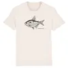 FISHSHIRT – kommasalmer (boy), natural (Textil)