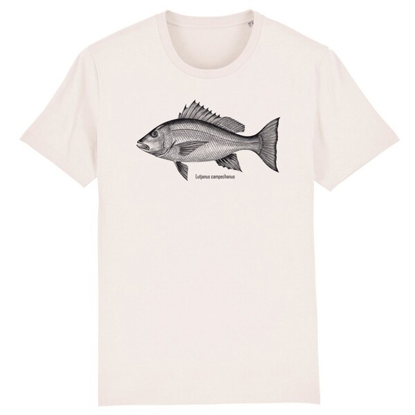 FISHSHIRT – red snapper (boy), natural (Textil)
