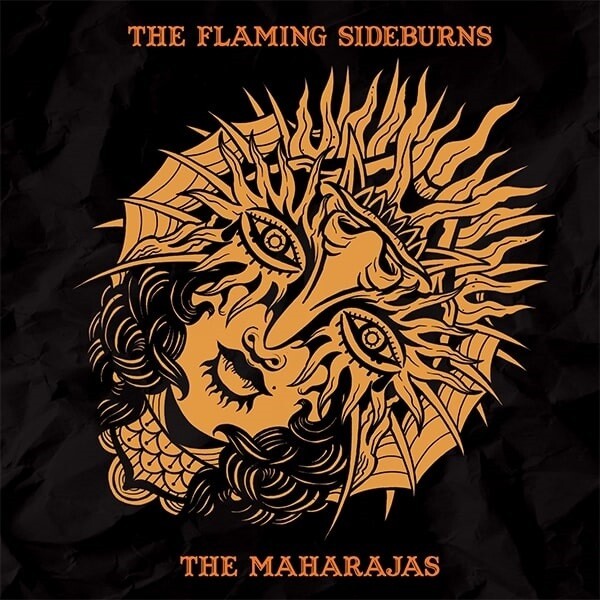 FLAMING SIDEBURNS / MAHARAJAS – split (7" Vinyl)